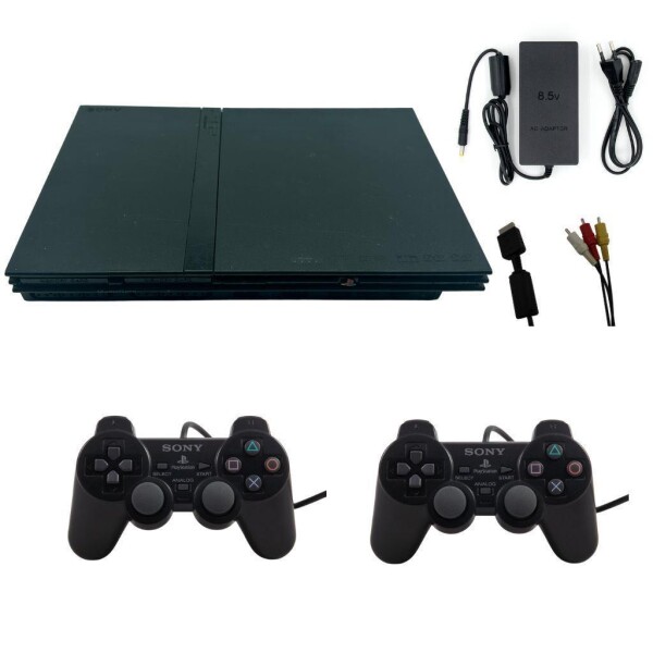 Sony PlayStation 2 Slim - Konsole - SCPH-70004 - Schwarz - Controller Auswahl