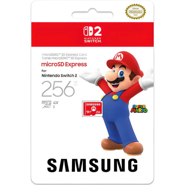 Nintendo Switch 2 - Sandisk Micro SD Express- Speicherkarte - Rot - 256GB