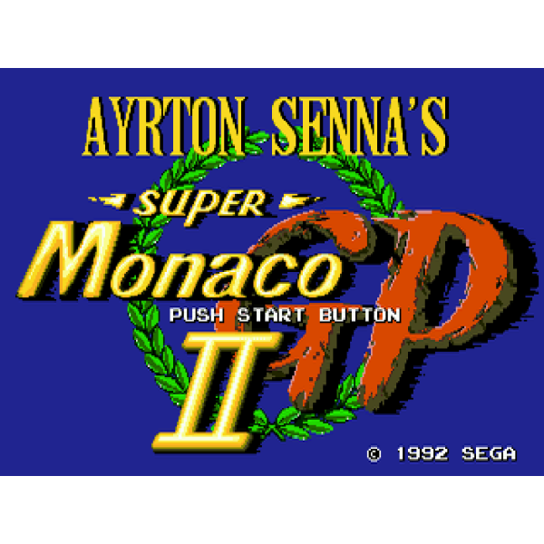 Sega Mega Drive - Ayrton Sennas Super Monaco GP II - mit OVP