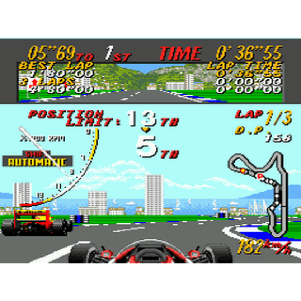 Sega Mega Drive - Super Monaco GP - mit OVP