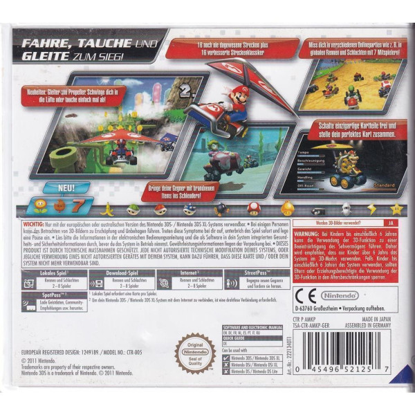Nintendo 3DS - Mario Kart 7 - nur Modul