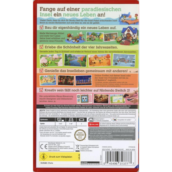 Nintendo Switch 2 - Animal Crossing: New Horizons – Switch 2 Edition - mit OVP