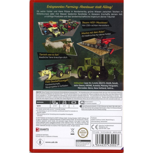 Nintendo Switch 2 - Landwirtschafts-Simulator: Signature Edition - mit OVP