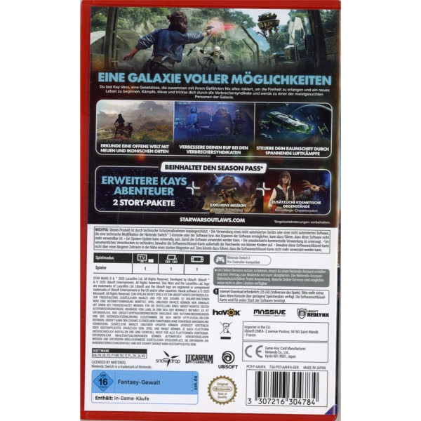 Nintendo Switch 2 - Star Wars Outlaws: Gold Edition - mit OVP