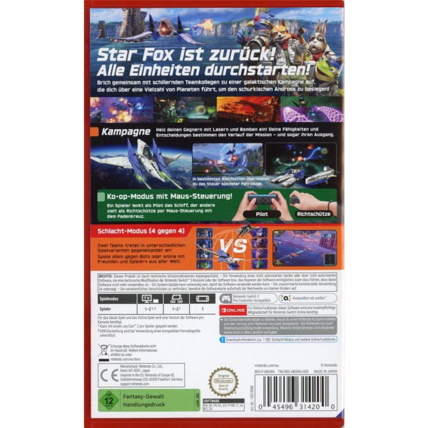 Nintendo Switch 2 - Star Fox - mit OVP