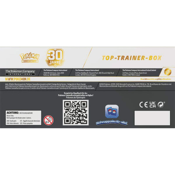 Pokemon - 30 Jahre Top-Trainer-Box - DE