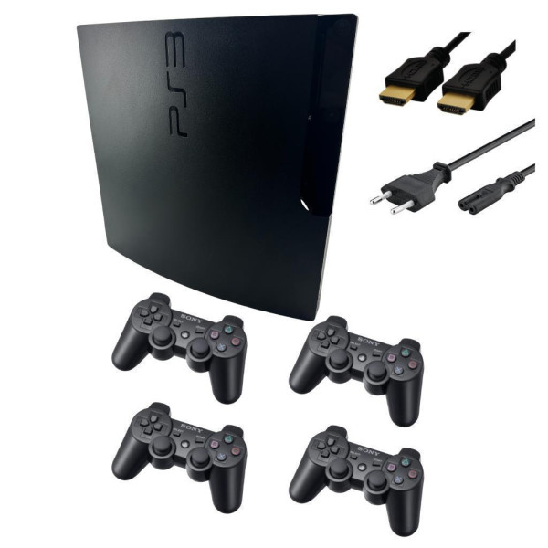 Sony PlayStation 3 PS3 Slim 320GB CECH-3004B - Controller Auswahl - guter Zustand