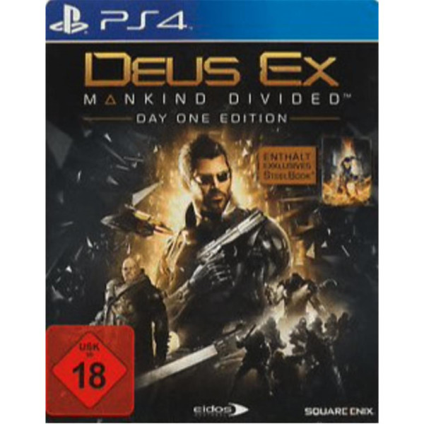 PS4 PlayStation 4 - Deus Ex: Mankind Divided Day One Steelbook Edition - mit OVP
