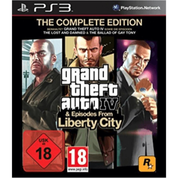 PS3 PlayStation 3 - Grand Theft Auto IV & Episodes From Liberty City: The Complete Edition - mit OVP